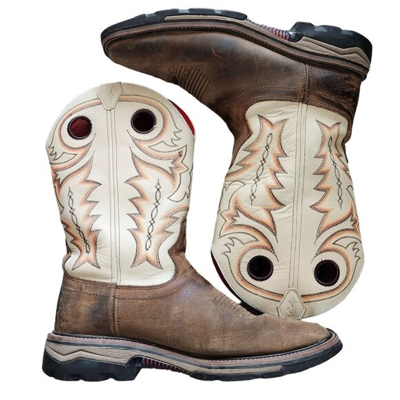 R. Watson Western‎ Boots Men's 12 EE Chesnut Cowbody Work Buffalo RW1011 - Picture 15 of 15